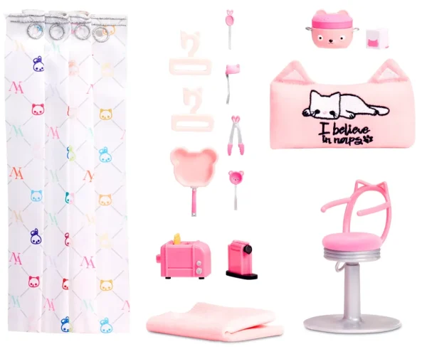 Sale Na Na Na Surprise Kitty-Cat-Camper Rosa Con Orecchie E Coda Da Gatto 7 Aree Di Giochi Tra Cui Cucina Completa, Amaca E Accessori Fashion Dolls