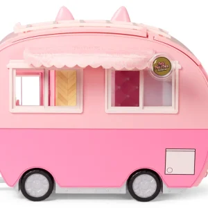 Sale Na Na Na Surprise Kitty-Cat-Camper Rosa Con Orecchie E Coda Da Gatto 7 Aree Di Giochi Tra Cui Cucina Completa, Amaca E Accessori Fashion Dolls