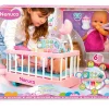 Clearance Culla Per Una Dolce Nanna, Bambola 35 Cm, Culla Interattiva E Accessori. Bambolotti