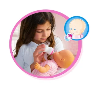 Clearance Culla Per Una Dolce Nanna, Bambola 35 Cm, Culla Interattiva E Accessori. Bambolotti