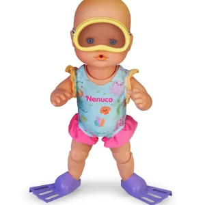 Discount Impara Ad Immergersi, Bambola Da 35 Cm Con Corpo Rigido E Costume Da Bagno.Nuotera Per Davvero. Per Bambine/I Da 2 Anni Bambolotti