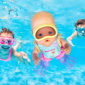 Discount Impara Ad Immergersi, Bambola Da 35 Cm Con Corpo Rigido E Costume Da Bagno.Nuotera Per Davvero. Per Bambine/I Da 2 Anni Bambolotti