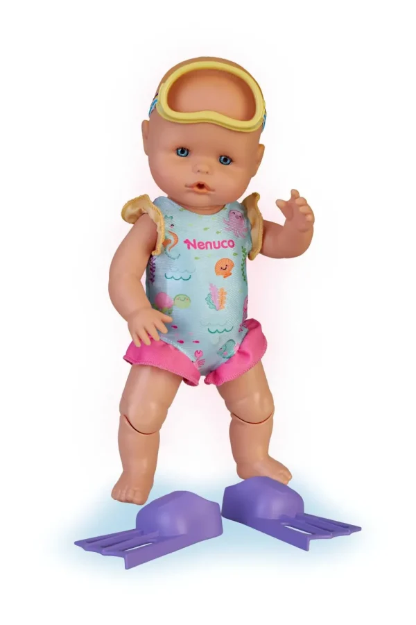 Discount Impara Ad Immergersi, Bambola Da 35 Cm Con Corpo Rigido E Costume Da Bagno.Nuotera Per Davvero. Per Bambine/I Da 2 Anni Bambolotti