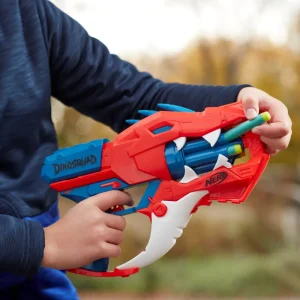 Discount Dinosquad Blaster Lancia-Dardi Raptor-Slash, Con Tamburo Rotante Da 6 Dardi E Azione Raffica Giochi Di Abilita E Sport