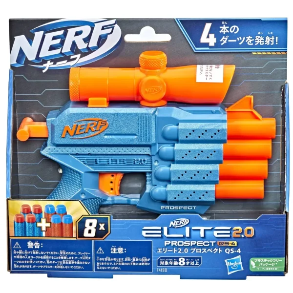 Store Elite 2.0, Blaster Prospect Qs-4, 8 Dardi Originali Elite, Blaster A 4 Dardi, Mirino Telescopico Fisso Giochi Di Abilita E Sport