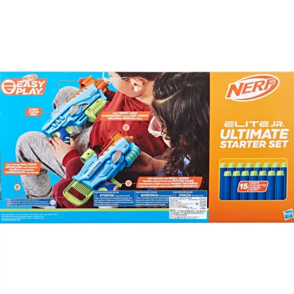 Discount Elite Junior Set Ultimate Starter, 2 Blaster, 15 Dardi Elite Giochi Di Abilita E Sport