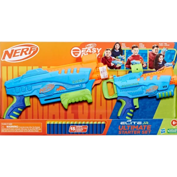 Discount Elite Junior Set Ultimate Starter, 2 Blaster, 15 Dardi Elite Giochi Di Abilita E Sport