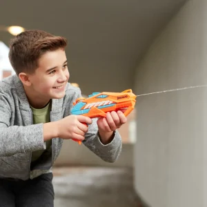Clearance Super Soaker Dinosquad Raptor-Surge, Blaster Ad Acqua Con Spruzzo A Grilletto Pistole Ad Acqua