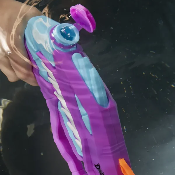 Hot Super Soaker Dinosquad, 2 Raptor-Surge, Include 2 Soaker Con Design A Forma Di Dinosauro Pistole Ad Acqua