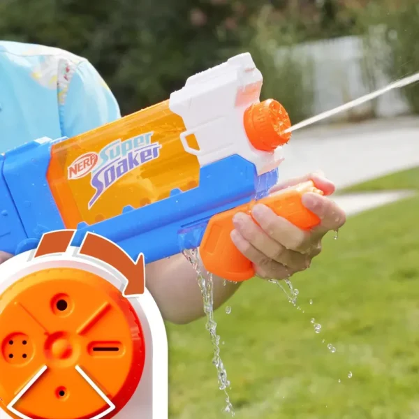New Super Soaker Flip Fill, Soaker Con 4 Stili Di Spruzzo, Riempimento Rapido, Serbatoio Da 887 Mm, Giochi D'Acqua Pistole Ad Acqua