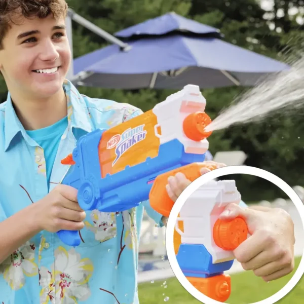 New Super Soaker Flip Fill, Soaker Con 4 Stili Di Spruzzo, Riempimento Rapido, Serbatoio Da 887 Mm, Giochi D'Acqua Pistole Ad Acqua