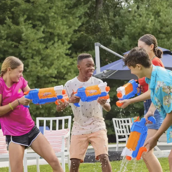 New Super Soaker Flip Fill, Soaker Con 4 Stili Di Spruzzo, Riempimento Rapido, Serbatoio Da 887 Mm, Giochi D'Acqua Pistole Ad Acqua