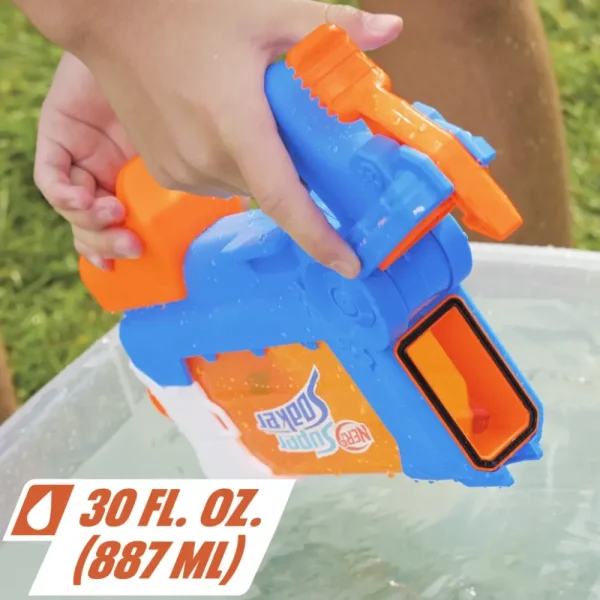 New Super Soaker Flip Fill, Soaker Con 4 Stili Di Spruzzo, Riempimento Rapido, Serbatoio Da 887 Mm, Giochi D'Acqua Pistole Ad Acqua