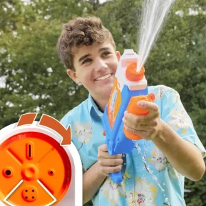 New Super Soaker Flip Fill, Soaker Con 4 Stili Di Spruzzo, Riempimento Rapido, Serbatoio Da 887 Mm, Giochi D'Acqua Pistole Ad Acqua