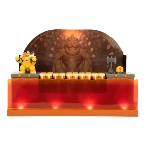 Cheap Nintendo Playset Battaglia Di Bowser Deluxe. Con Personaggio Esclusivo! Action Figures