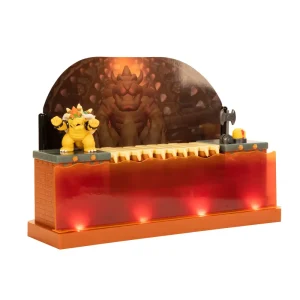 Cheap Nintendo Playset Battaglia Di Bowser Deluxe. Con Personaggio Esclusivo! Action Figures
