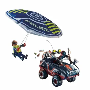 Store Paracadute Della Polizia E Veicolo Set Costruzioni