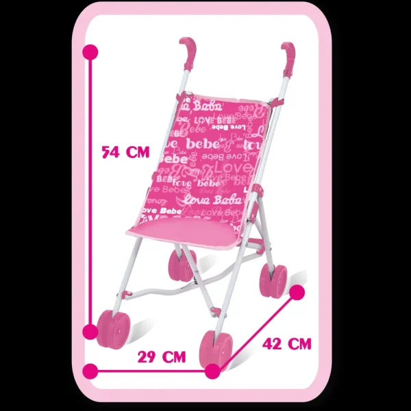 Cheap Passeggino In Metallo Con Bambola Soft Bambolotti