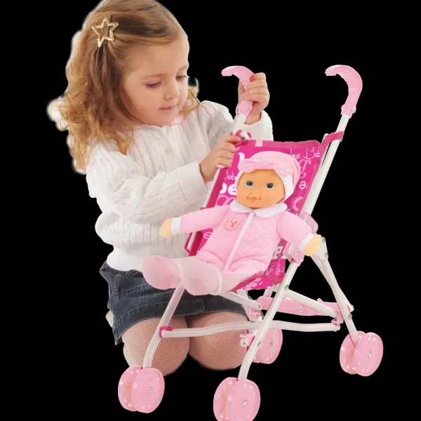 Cheap Passeggino In Metallo Con Bambola Soft Bambolotti