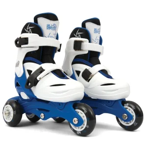 Hot Pattini A 3 Ruote Regolabili Con Freno Posteriore Misure Da 26 A 30 Per Bambini- Disponibile In Blu E Rosa Pattini E Skateboard