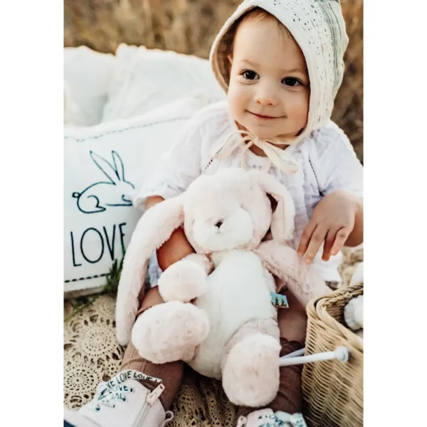 Sale Peluche Sweet Nibble Pink Bunny 40 Cm Doudou