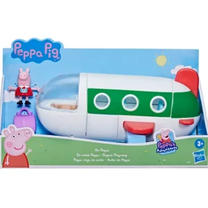 Cheap Air Peppa, Veicolo Aereo Giocattolo Per Eta Prescolare Con Ruote Che Girano, Include 1 Personaggio E 1 Accessorio, Dai 3 Anni In Su Mondi Immaginari