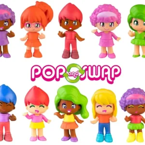 Shop Rainbow Tube, Tubo Con 7 Personaggi Colori Arcobaleno; Mini Dolls