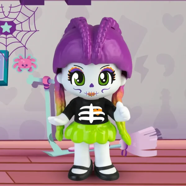 Discount Terrific Friends, Quattro Personaggi Con Accessori Che Brillano Al Buio Mini Dolls