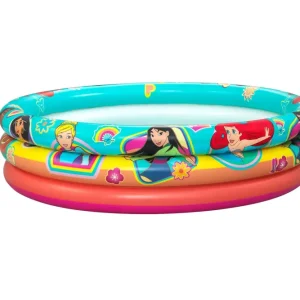 New Piscina 3 Anelli Disney Sirenetta Cm. 122 25 Gonfiabili Per Bambini