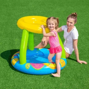 Flash Sale Piscina Frutti Con Fondo Gonfiabile E Copertura, Cm. 94X89X79, Protezione Uv 50+ Pf Gonfiabili Per Bambini