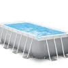 Sale Piscina Prisma Metal Frame 488X244X107 Cm Con Pompa Filtro,Scaletta,Telo Base, Copertura Piscine Da Giardino