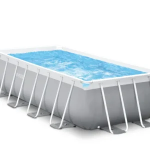 Sale Piscina Prisma Metal Frame 488X244X107 Cm Con Pompa Filtro,Scaletta,Telo Base, Copertura Piscine Da Giardino