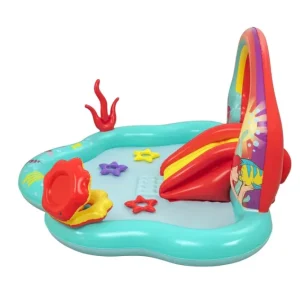 Hot Play Center Disney Sirenetta Cm. 221X193X117 Include Conchiglia Stelle Marine Gonfiabili Per Bambini