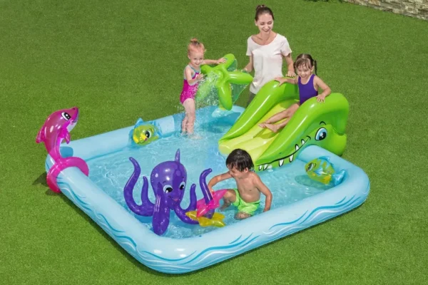 Store Play Center Gonfiabile Con Piscina ® Fantastic Aquarium , 2 Anni+ Gonfiabili Per Bambini