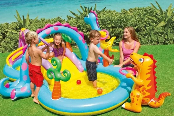 Best Sale Playcenter Dinosauri Cm 333X229X112 Gonfiabili Per Bambini