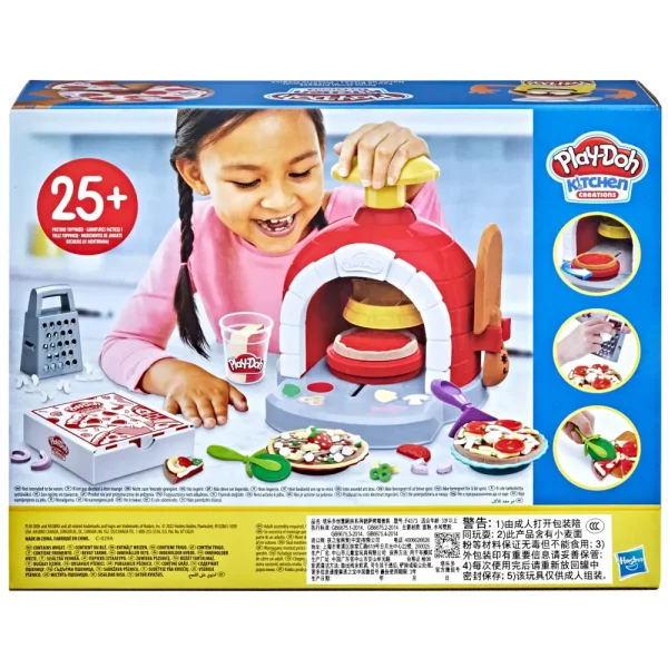 Cheap Kitchen Creations, La Pizzeria, Playset Con 6 Vasetti Di Pasta Modellabile E 8 Accessori Plastilina E Pasta Modellabile