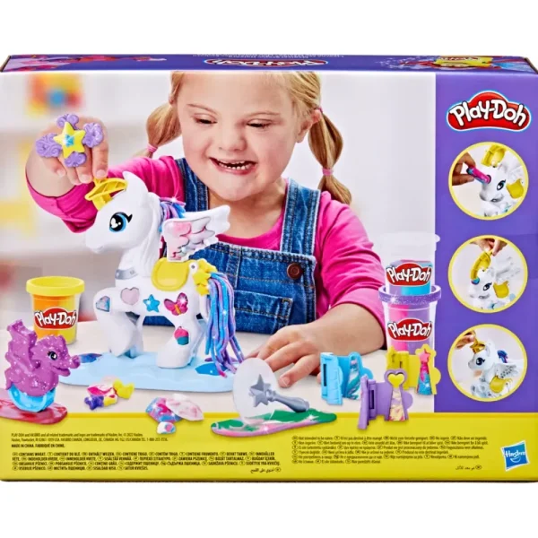 Store , Unicorno Magico Da Decorare, Per Bambini E Bambine Dai 3 Anni In Su, Con 5 Vasetti Plastilina E Pasta Modellabile
