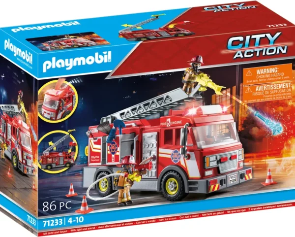 Flash Sale 71233 Camion Dei Vigili Del Fuoco Con Luci E Suoni Per Bambini Dai 4 Anni Costruzioni Bambini