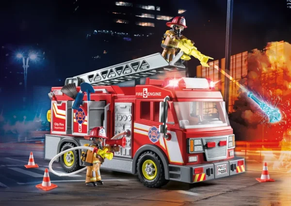 Flash Sale 71233 Camion Dei Vigili Del Fuoco Con Luci E Suoni Per Bambini Dai 4 Anni Costruzioni Bambini