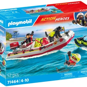 Clearance 71464 Gommone Dei Pompieri E Acquascooter Per Bambini Dai 4 Anni Costruzioni Bambini