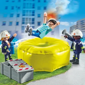 Hot 71465 Materasso Di Salvataggio Dei Pompieri Per Bambini Dai 4 Anni Costruzioni Bambini