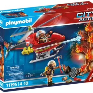 Shop City Action 71195 Elicottero Dei Vigili Del Fuoco, Giocattolo Per Bambini Dai 4 Anni In Su Set Costruzioni