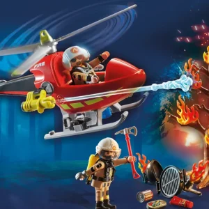 Shop City Action 71195 Elicottero Dei Vigili Del Fuoco, Giocattolo Per Bambini Dai 4 Anni In Su Set Costruzioni