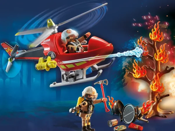 Shop City Action 71195 Elicottero Dei Vigili Del Fuoco, Giocattolo Per Bambini Dai 4 Anni In Su Set Costruzioni