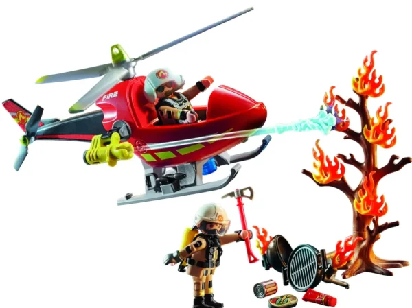 Shop City Action 71195 Elicottero Dei Vigili Del Fuoco, Giocattolo Per Bambini Dai 4 Anni In Su Set Costruzioni