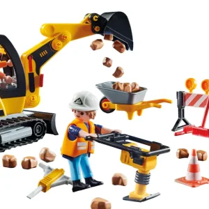 Sale City Action Promo Pack Cantiere Stradale Per Bambini Dai 4 Anni In Su Set Costruzioni