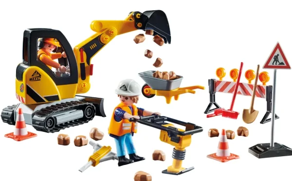 Sale City Action Promo Pack Cantiere Stradale Per Bambini Dai 4 Anni In Su Set Costruzioni