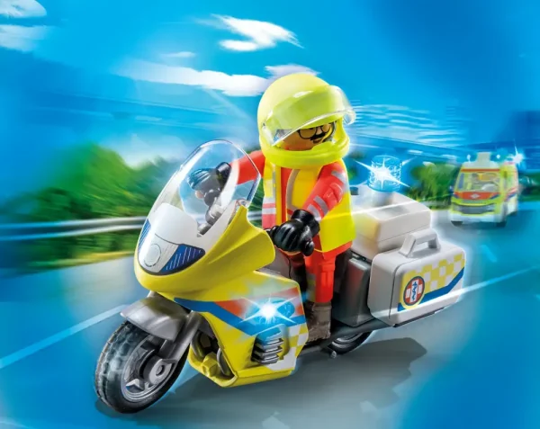 Clearance City Life 71205 Soccorritore Con Moto Per Bambini Dai 4 Anni In Su Set Costruzioni