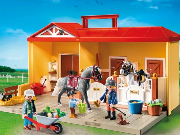 New Country 71393 Maneggio Portatile Per Bambini Dai 4 Anni Costruzioni Bambini