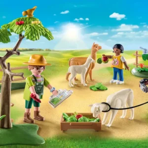 Cheap Country 71251 Passeggiata Con Gli Alpaca Per Bambini Dai 4 Anni In Su Set Costruzioni